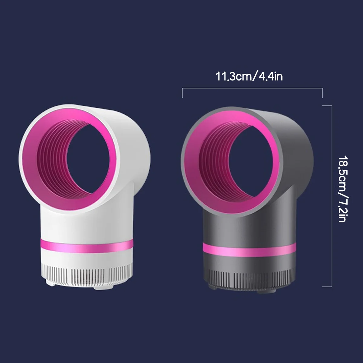 Cicha Lampa Antykomarowa USB, Silne Zasysanie 🦟