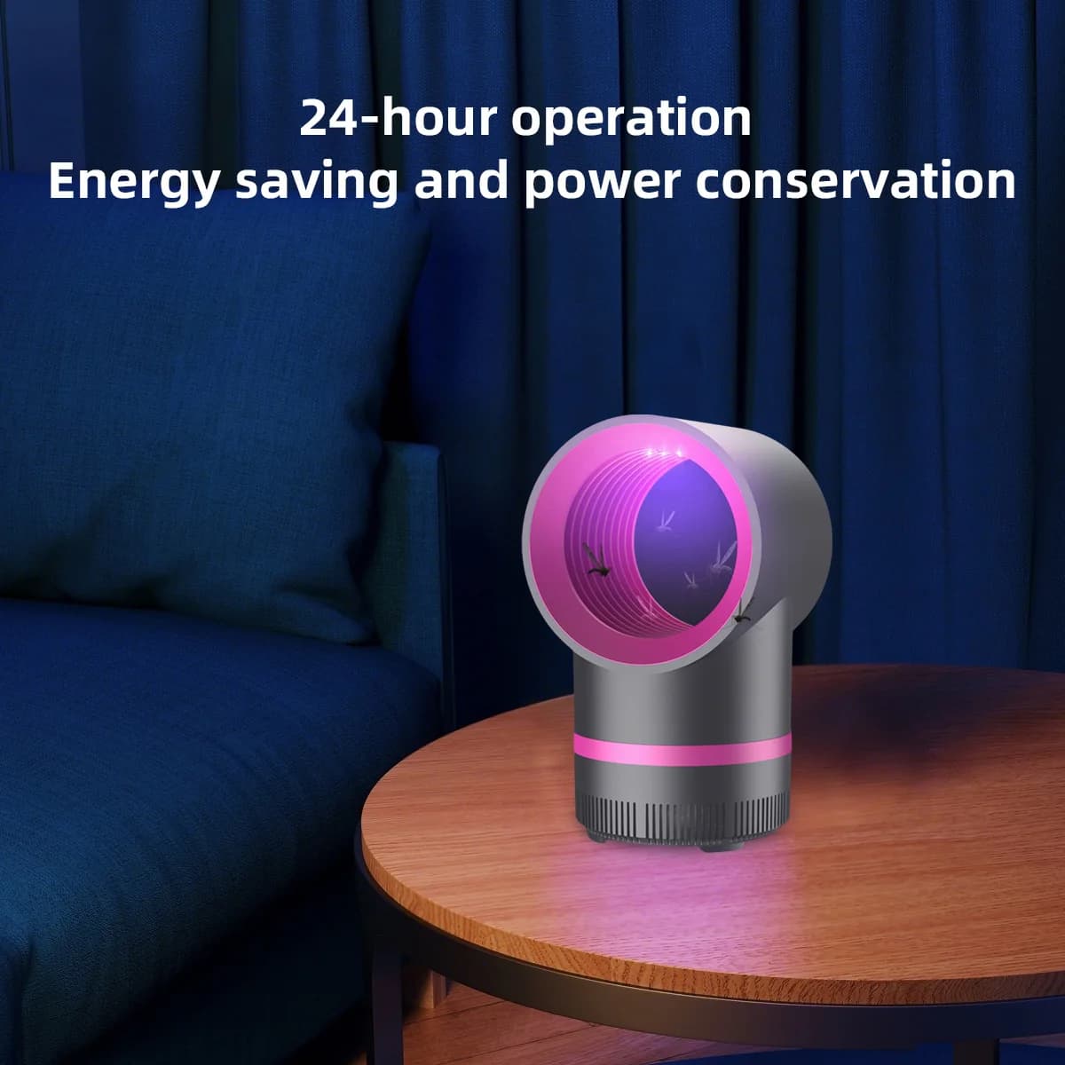 Cicha Lampa Antykomarowa USB, Silne Zasysanie 🦟